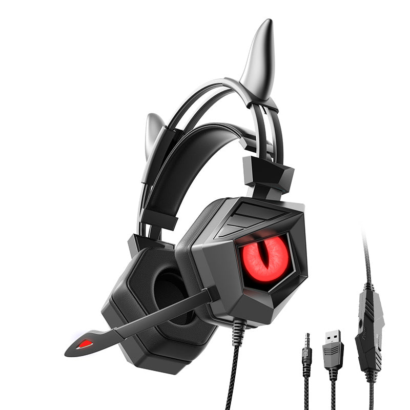 SY-G15 Ears Design Wired Control Gaming Earphone 3D Surround Sound Game Headset with HD Mic and Breathing Light SY-G15 Ears Design Wired Control Gaming Earphone 3D Surround Sound Game Headset with HD Mic and Breathing Light